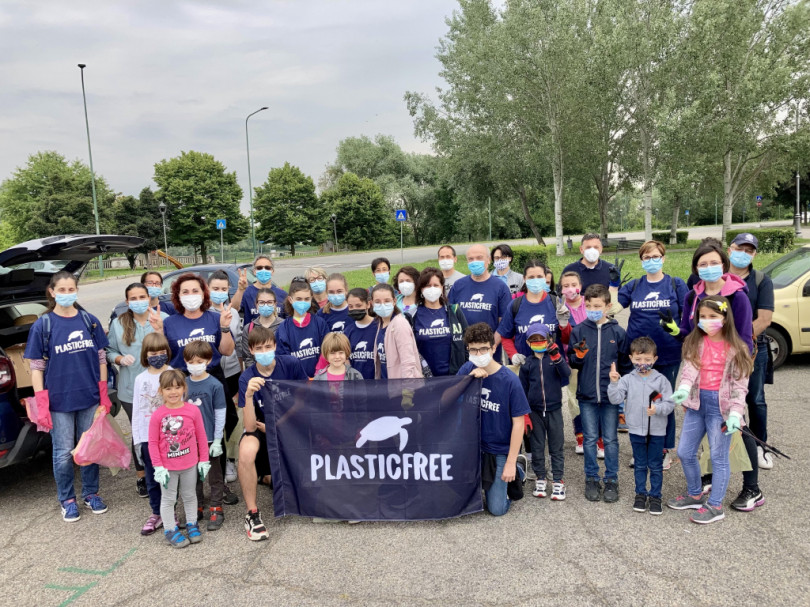 Plastic Free a Casale: raccolti più di 150 chili di spazzatura